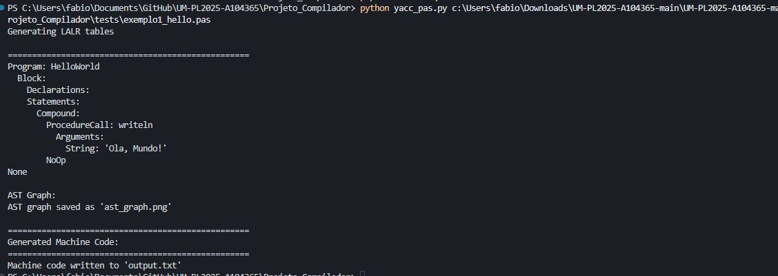 Simple Pascal Example Input