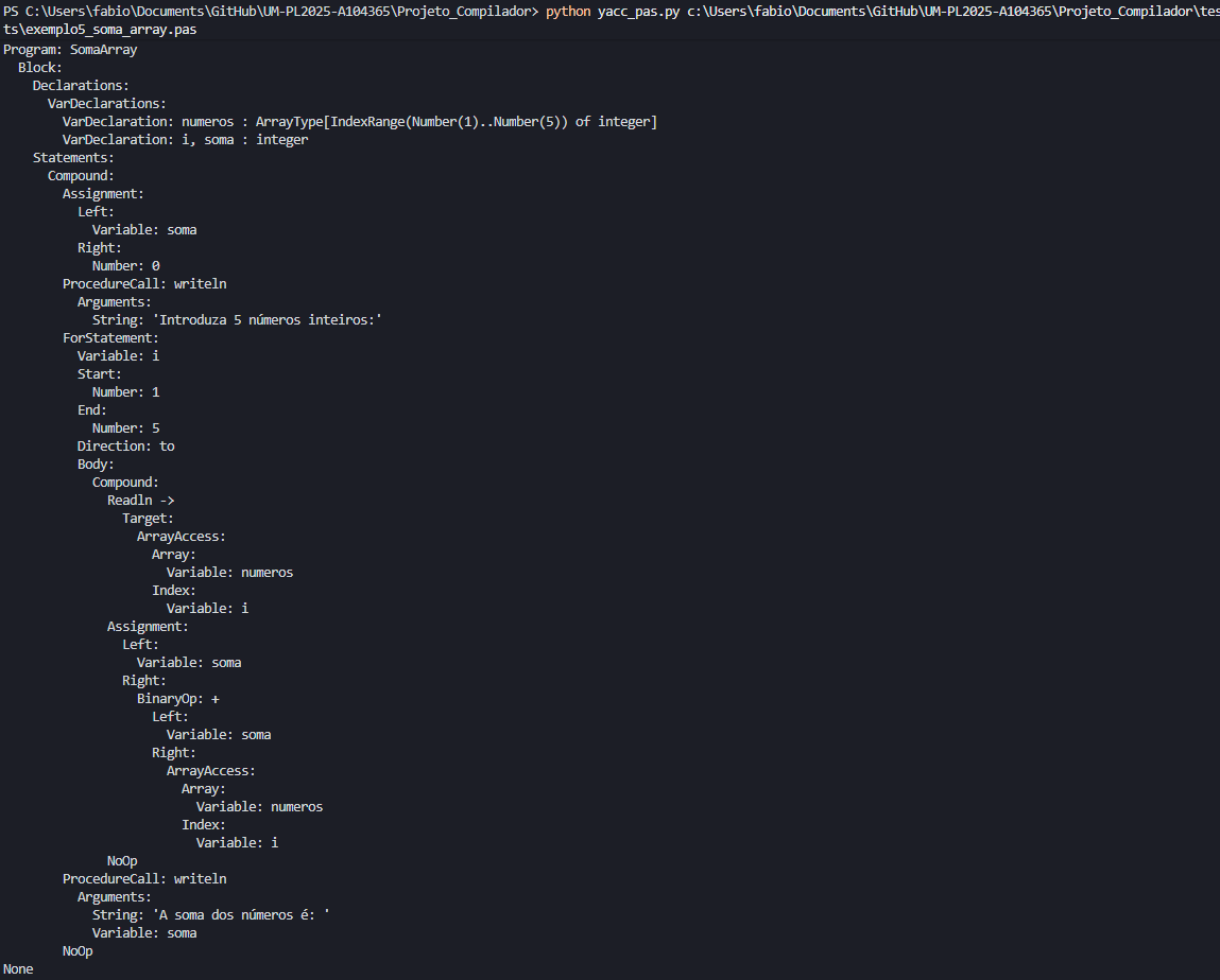 Advanced Pascal Example Input