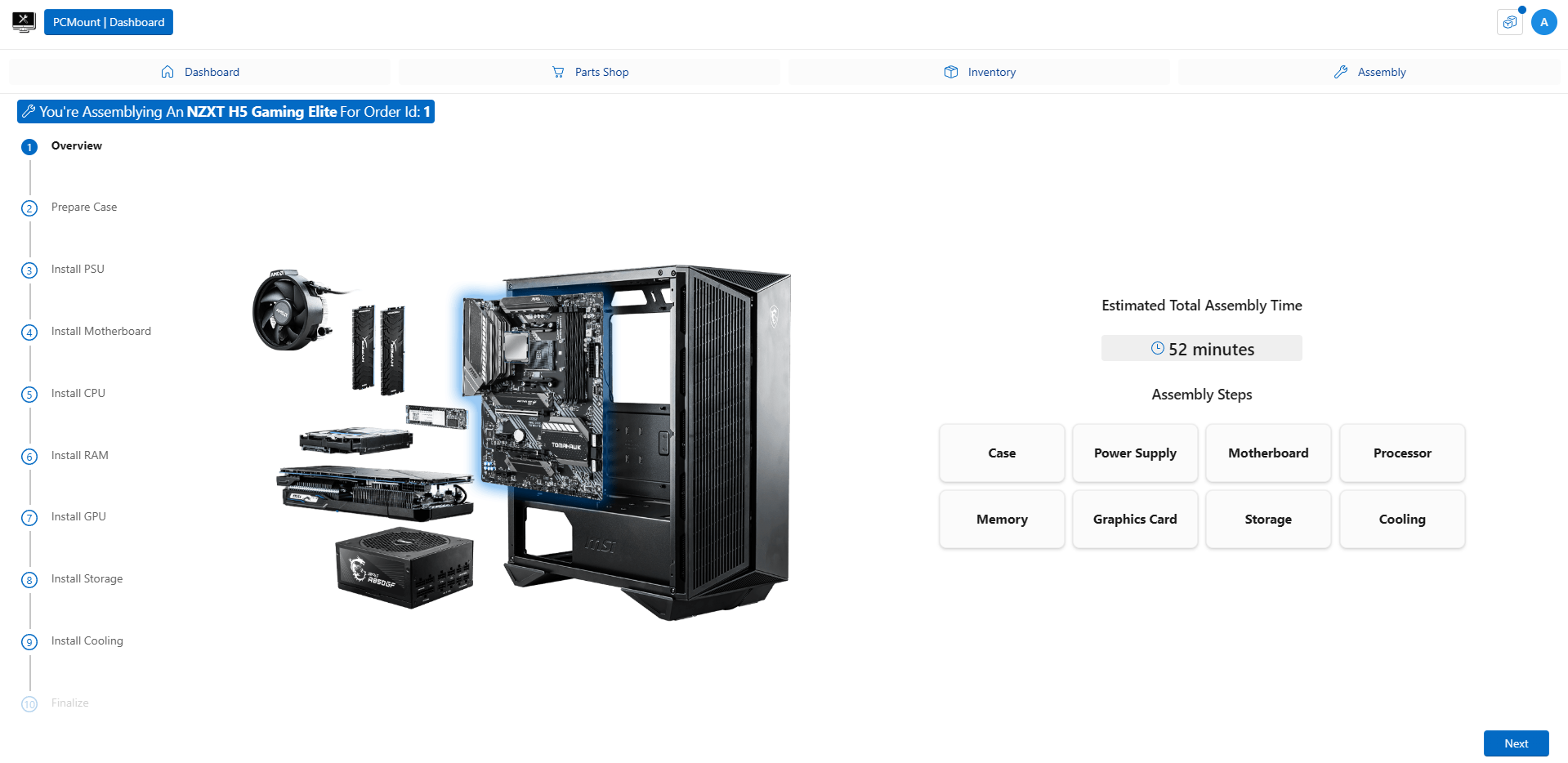 Build Start - Motherboard